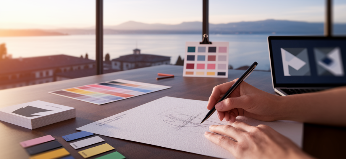 Creazione logo e immagine coordinata Lugano | Studio grafico